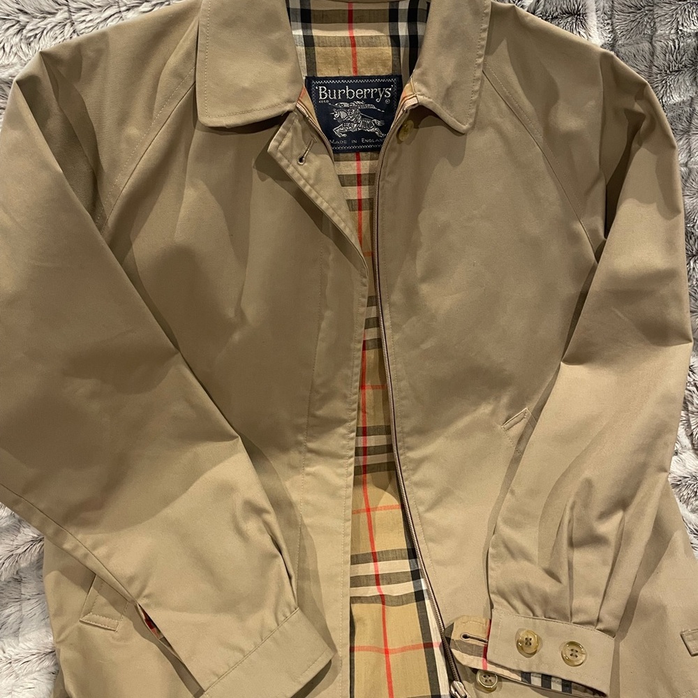 Burberry Vintage Khaki Cotton Jacket